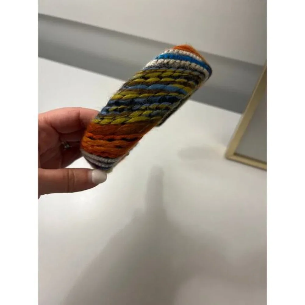 NWT Lele Sadoughi Mixed Yarn Alice Headband Women's In Sunset